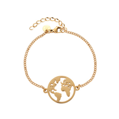 World Bracelet Gold - Roy Amber