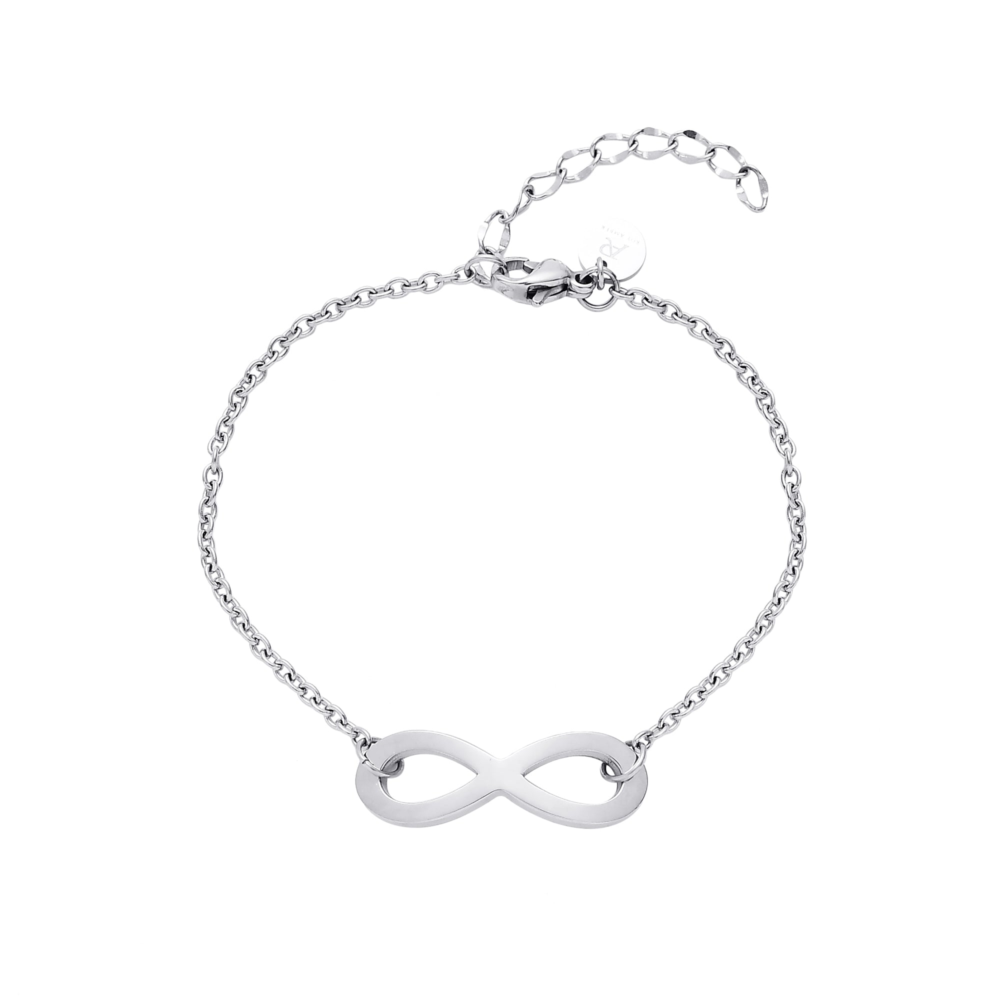 Infinity Bracelet Silver - Roy Amber