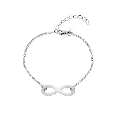 Infinity Bracelet Silver - Roy Amber