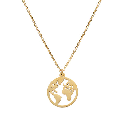World Necklace Gold - Roy Amber
